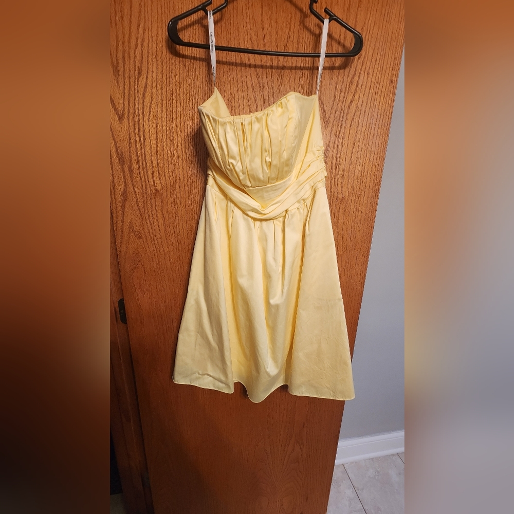 David Bridel Daisy's Yellow Strapless